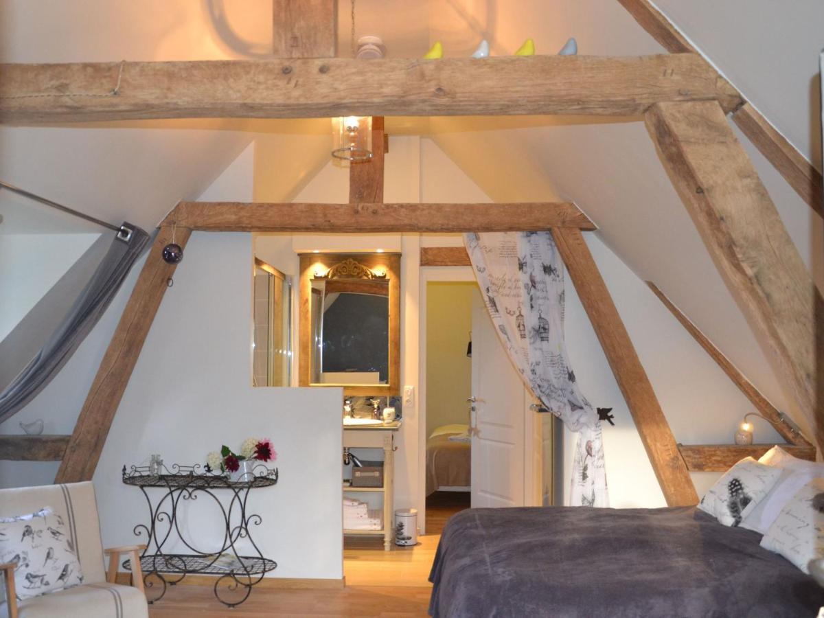Maison D'Hotes La Bihoree Saint-Germain-de-Livet Oda fotoğraf